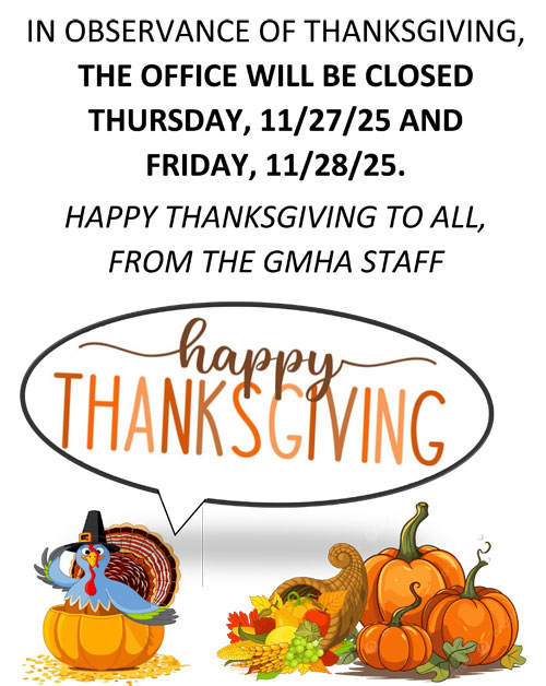 Office Closed Thanksgiving Day November 25, 2025
