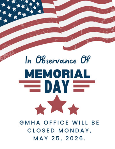 Office Closed May 25, 2026 for Memorial Day
